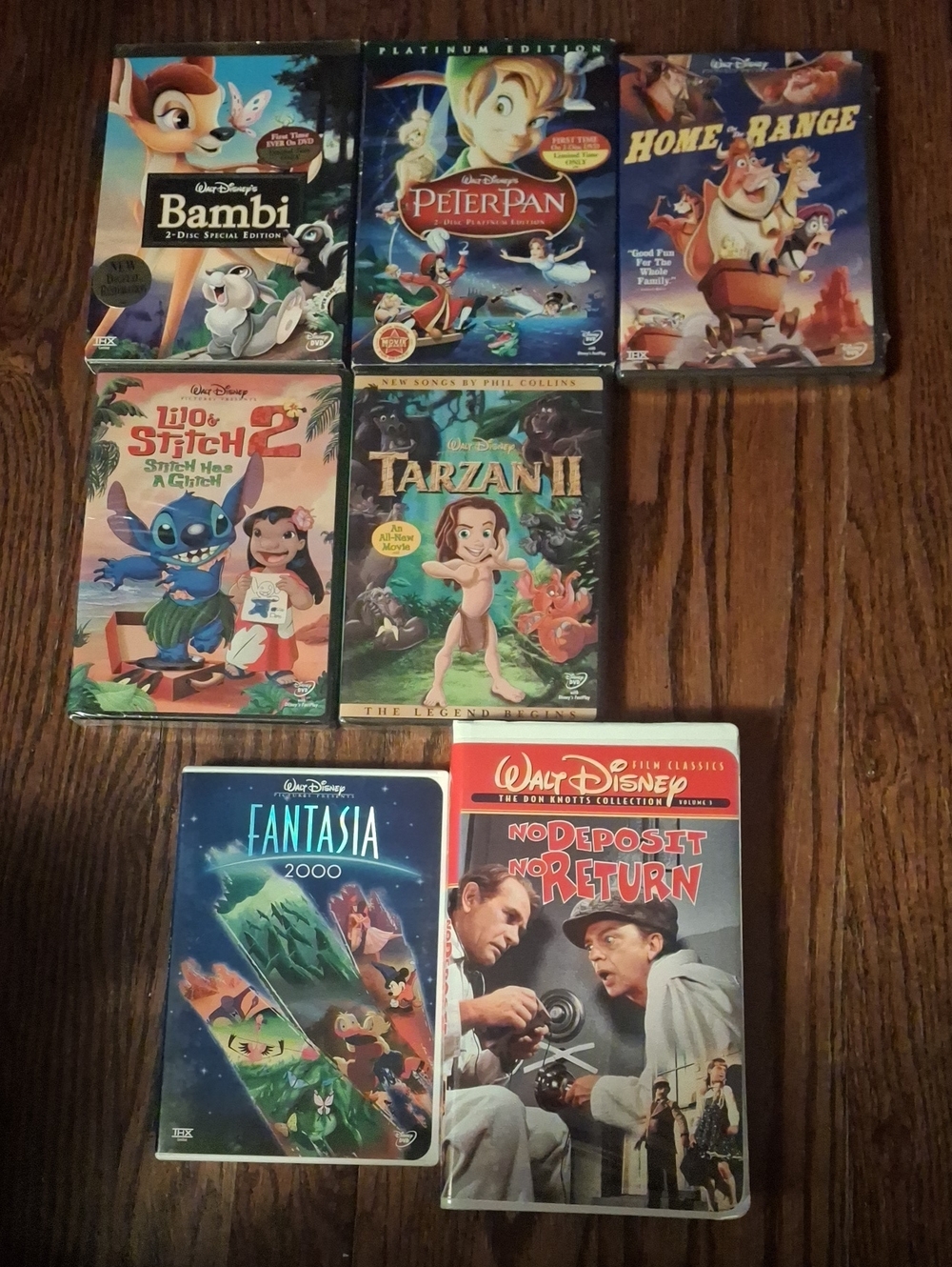 Disney Lot DVD VHS See Description